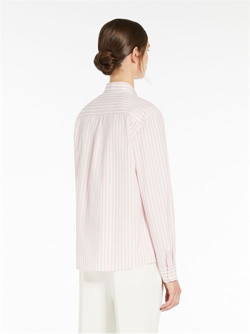 Camicia in popeline di cotone a righe WEEK END Max Mara | BAHAMAS2515111081600051